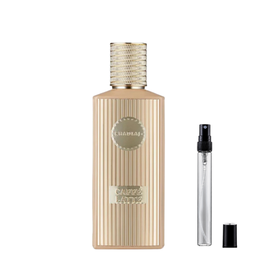 Khadlaj Caffe Latte Extrait de Parfum sample decants available at The Perfume Savor
