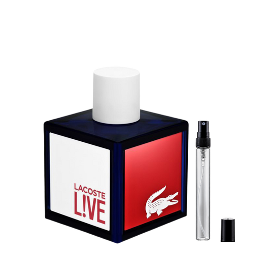 Lacoste Live Pour Homme Eau de Toilette decant bottles available at The Perfume Savor