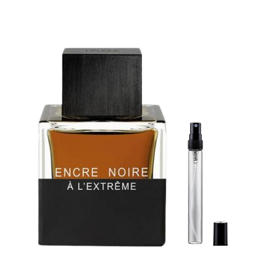 Lalique Encre Noire A L'Extreme Eau de Parfum decants available at The Perfume Savor