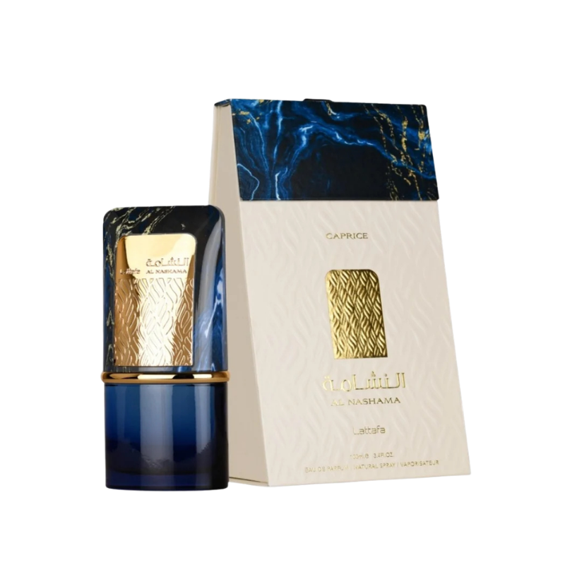 Lattafa Al Nashama Caprice Eau de Parfum 100ml bottle available at The Perfume Savor