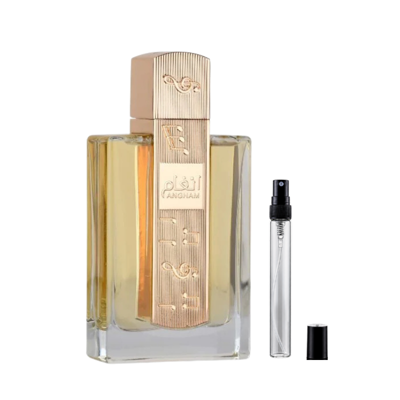 Lattafa Angham Eau de Parfum sample decants available at The Perfume Savor