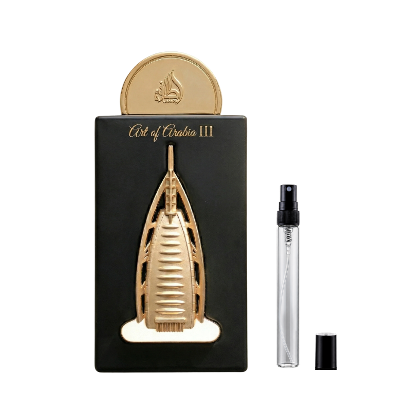 Lattafa Art of Arabia III Eau de Parfum Decants available at The Perfume Savor