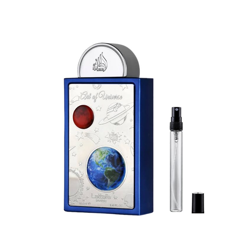 Lattafa Art Of Universe Eau de Parfum sample decants available at The Perfume Savor