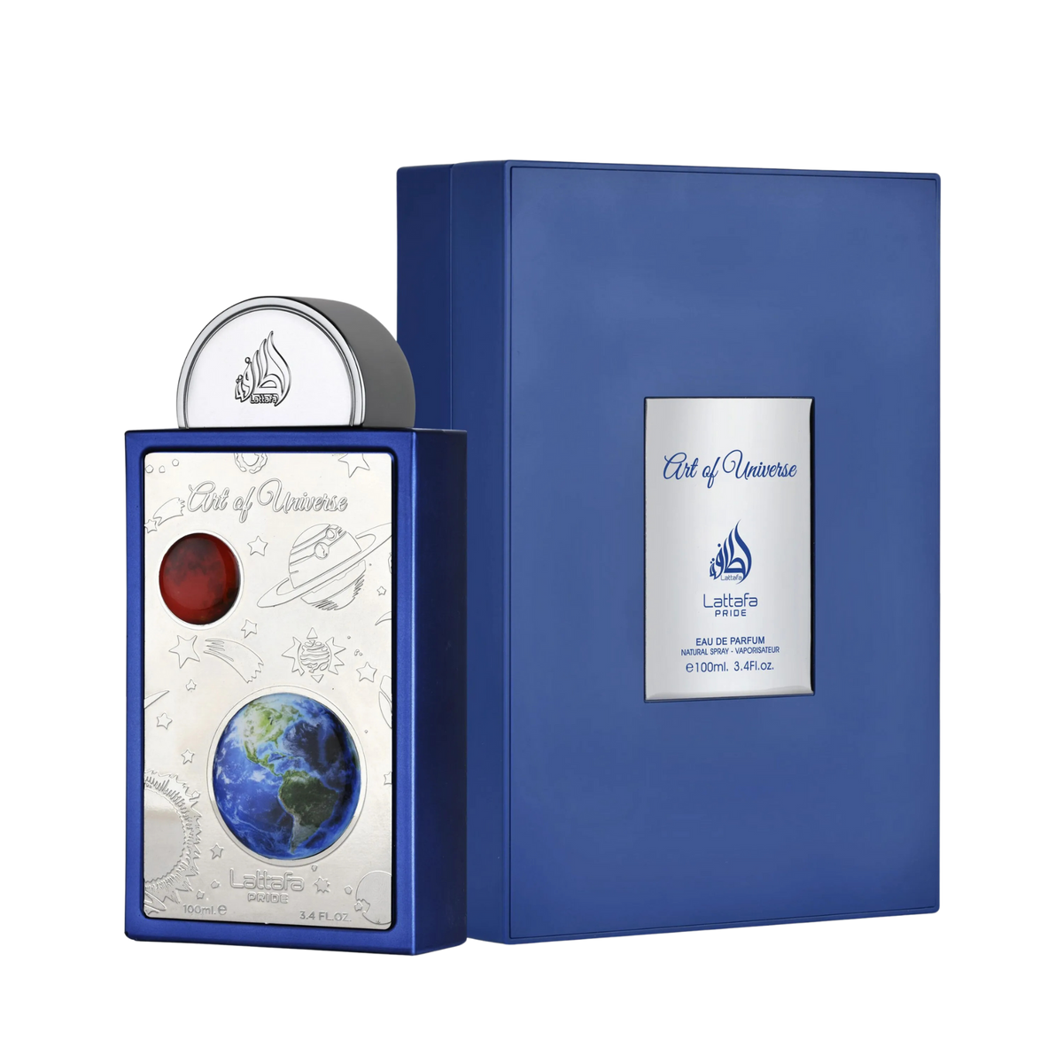 Lattafa Art Of Universe EDP 100ml bottle available at The Perfume Savor