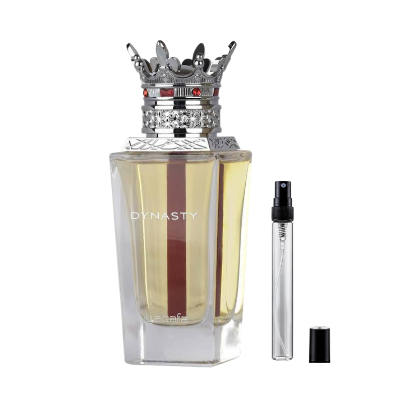 Lattafa Dynasty Eau de Parfum Decants available at The Perfume Savor