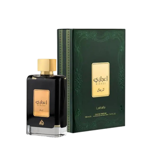 Lattafa Ejaazi Green Intensive Eau de Parfum 100ml bottle available at The Perfume Savor