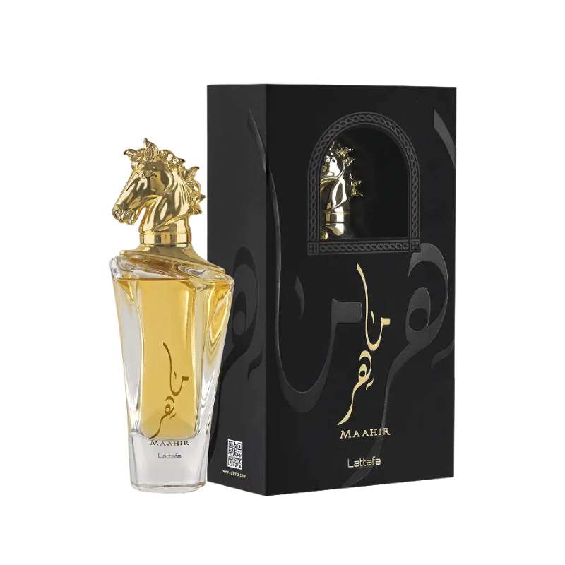 Lattafa Maahir Eau de Parfum 100ml bottle for men and women available at The Perfume Savor