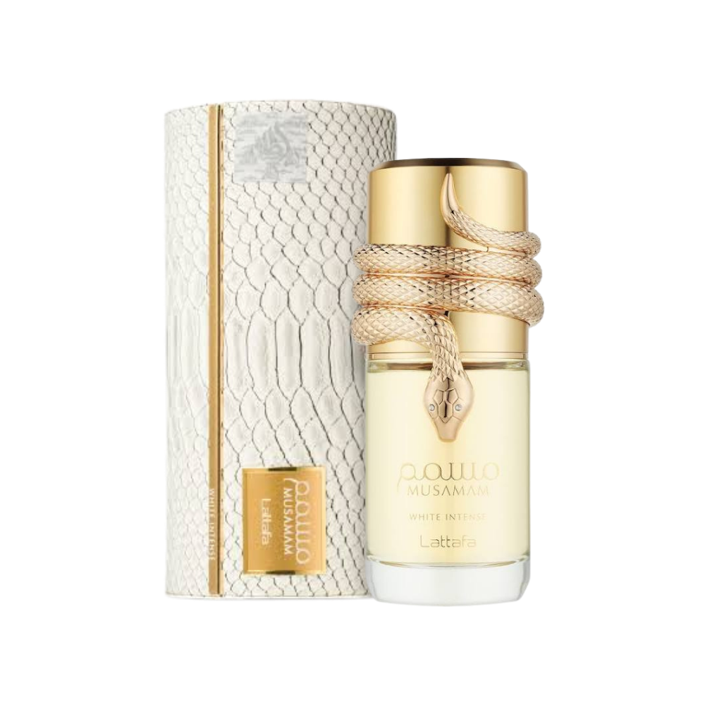 Lattafa Musamam White Intense Eau de Parfum 100ml full bottle available at The Perfume Savor