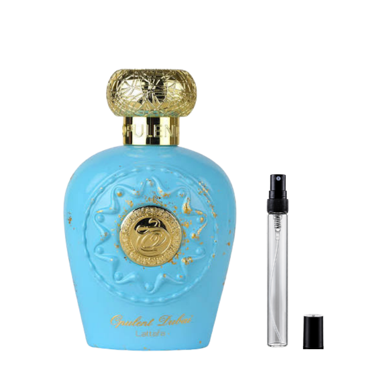 Lattafa Opulent Dubai Eau de Parfum sample decants available at The Perfume Savor