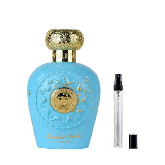 Lattafa Opulent Dubai Eau de Parfum sample decants available at The Perfume Savor