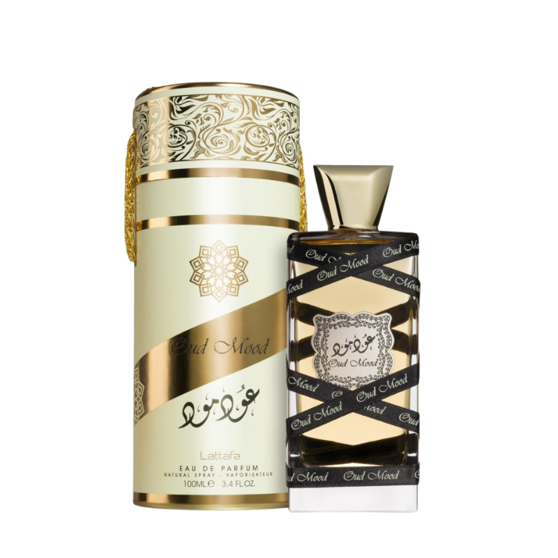 Lattafa Oud Mood Eau de Parfum 100ml bottle available at The Perfume Savor