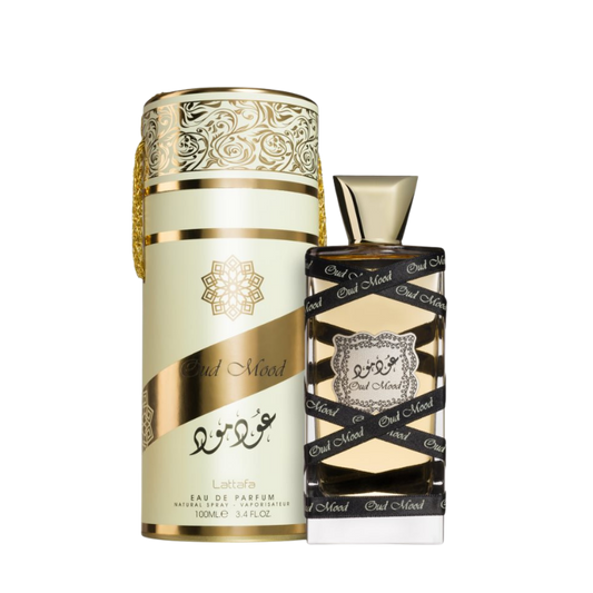 Lattafa Oud Mood Eau de Parfum 100ml bottle available at The Perfume Savor