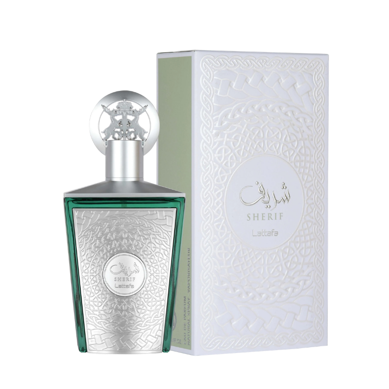 Lattafa Sherif Eau de Parfum 100ml full bottle available at The Perfume Savor