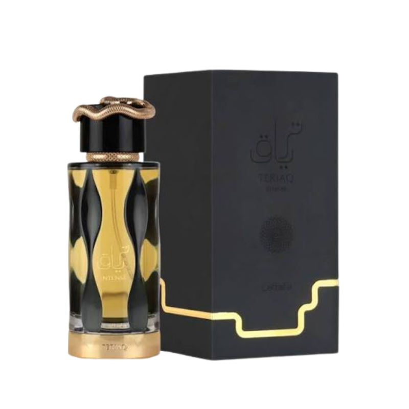 Lattafa Teriaq Intense Eau de Parfum 100ml bottle for men and women available at The Perfume Savor