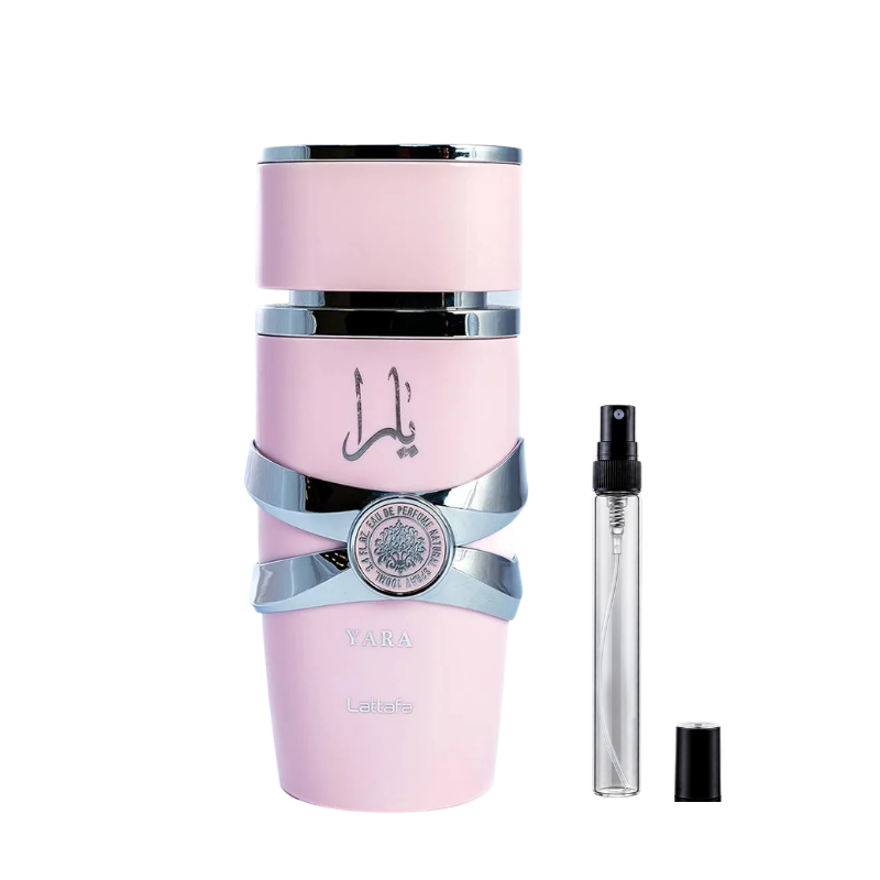 Lattafa Yara Eau de Parfum decants available at The Perfume Savor