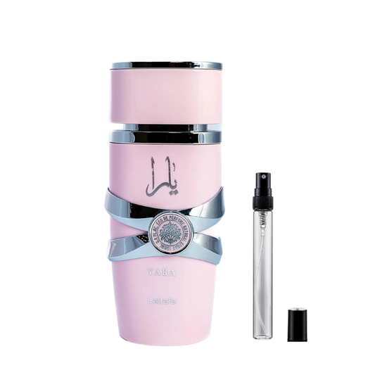 Lattafa Yara Eau de Parfum decants available at The Perfume Savor