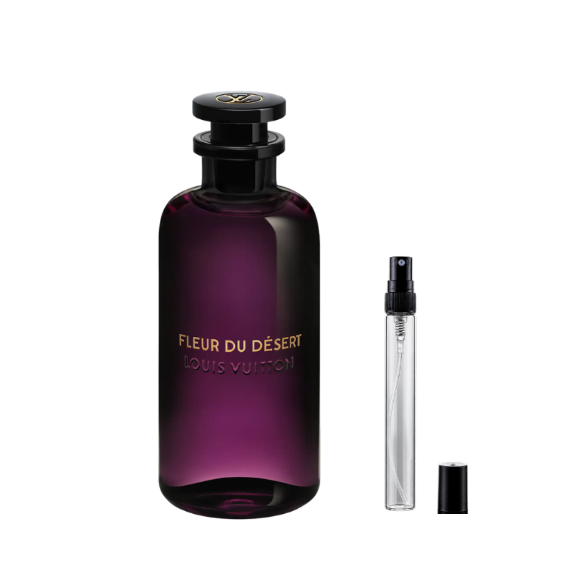 Louis Vuitton Fleur Du Desert Eau de Parfum decant bottles available at The Perfume Savor