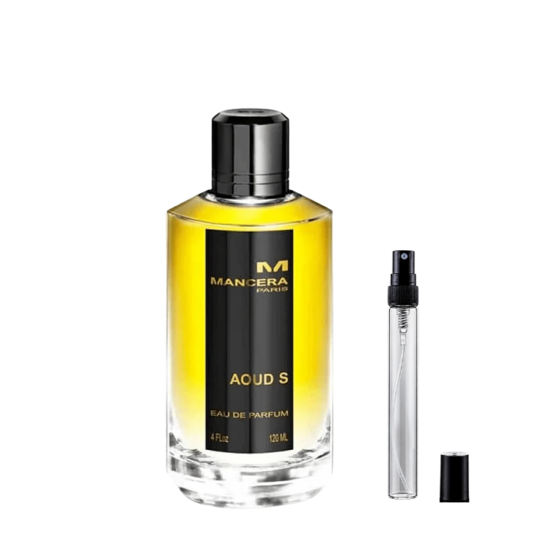 Mancera Aoud S Eau de Parfum decants available at The Perfume Savor