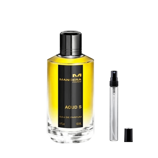 Mancera Aoud S Eau de Parfum decants available at The Perfume Savor