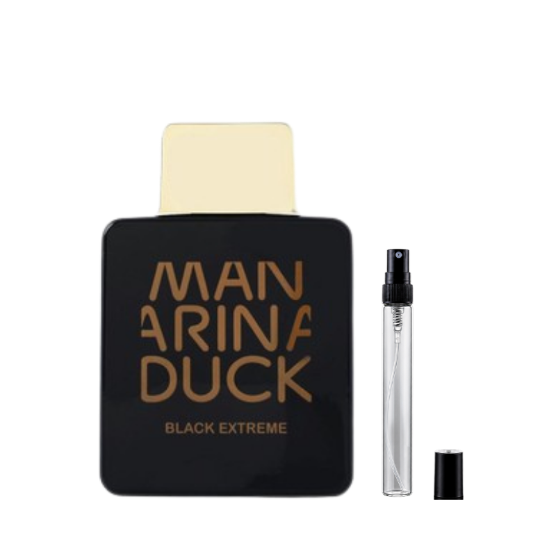 Mandarina Duck Black Extreme Eau de Parfum decant bottles available at The Perfume Savor