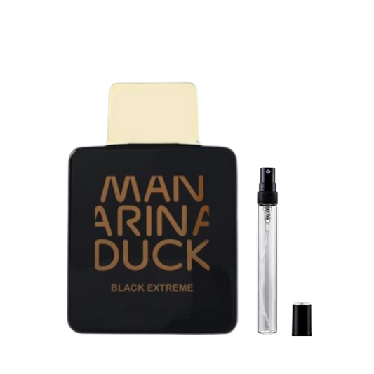 Mandarina Duck Black Extreme Eau de Parfum decant bottles available at The Perfume Savor
