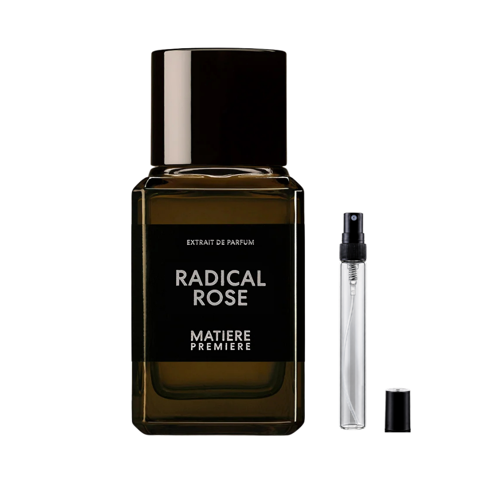 Matière Première Radical Rose Extrait de Parfum decant bottles available at The Perfume Savor
