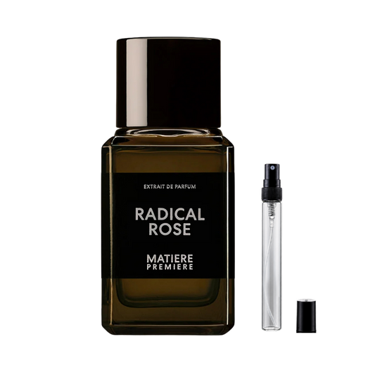 Matière Première Radical Rose Extrait de Parfum decant bottles available at The Perfume Savor