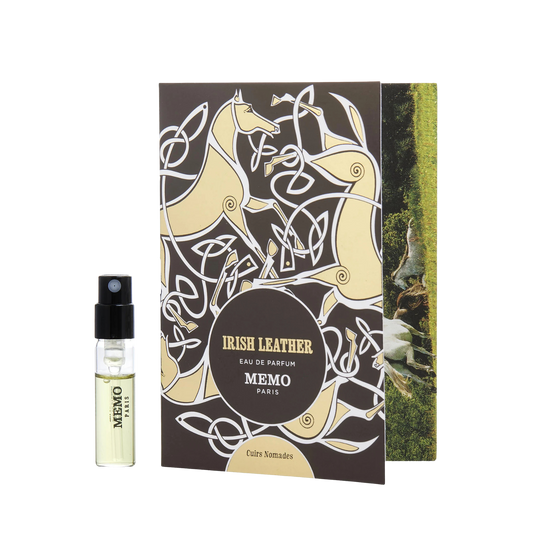 Memo Paris Irish Leather EDP 1.5ml Sample Vial available at The Perfume Savor