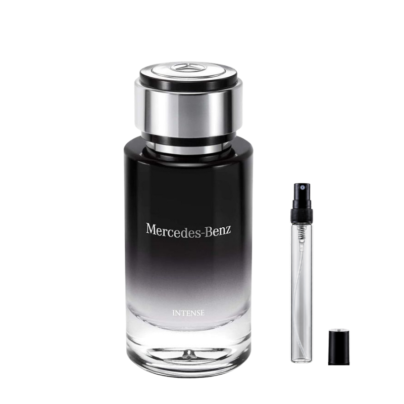 Mercedes-Benz Intense Eau de Toilette sample decants available at The Perfume Savor