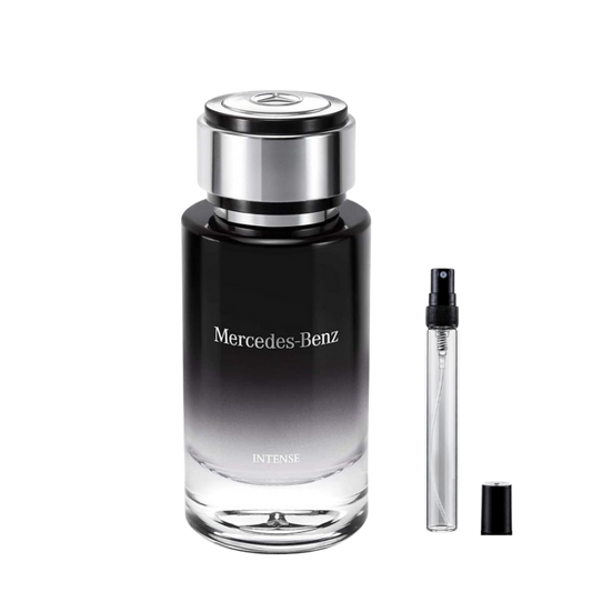 Mercedes-Benz Intense Eau de Toilette sample decants available at The Perfume Savor