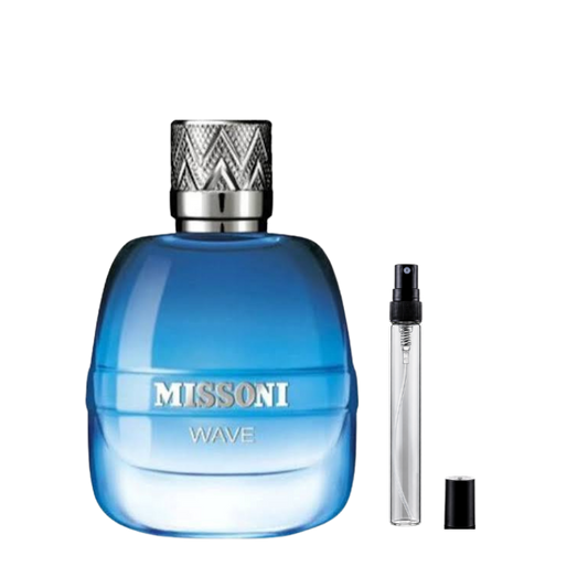 Missoni Wave Eau de Toilette decant bottles available at The Perfume Savor