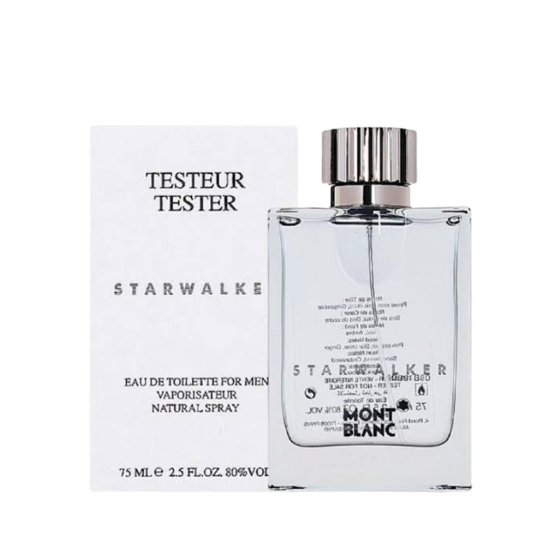 Montblanc Starwalker Eau de Toilette 75ml Tester bottle available at The Perfume Savor