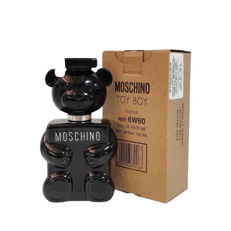Moschino Toy Boy Eau de Parfum 100ml Tester bottle available at The Perfume Savor