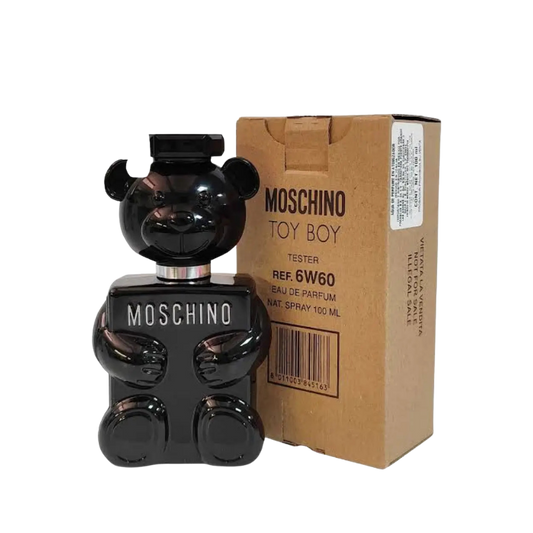 Moschino Toy Boy Eau de Parfum 100ml Tester bottle available at The Perfume Savor