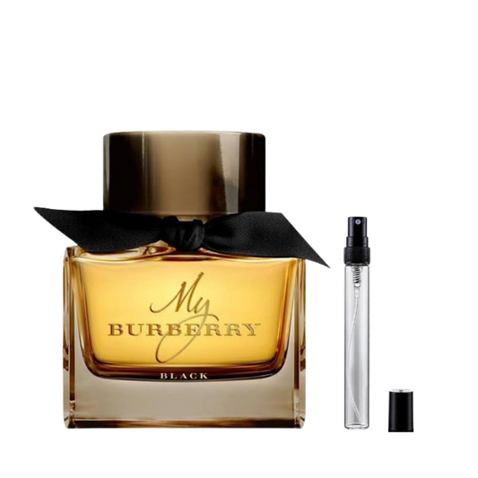 My Burberry Black Parfum sample decants available at The Perfume Savor