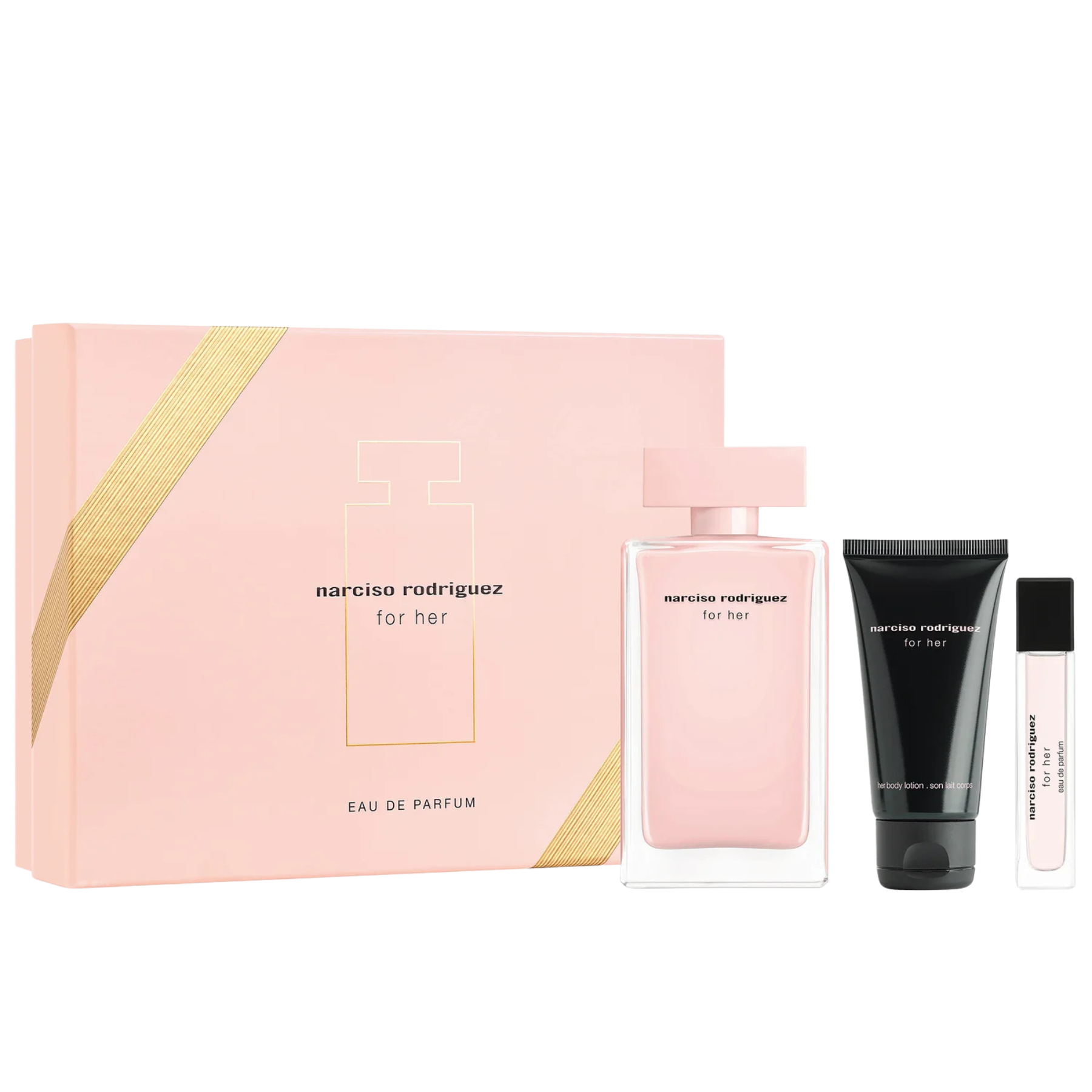 Narciso Rodriguez for Her EDP 3 Pcs Gift Set available at The Perfume Savor