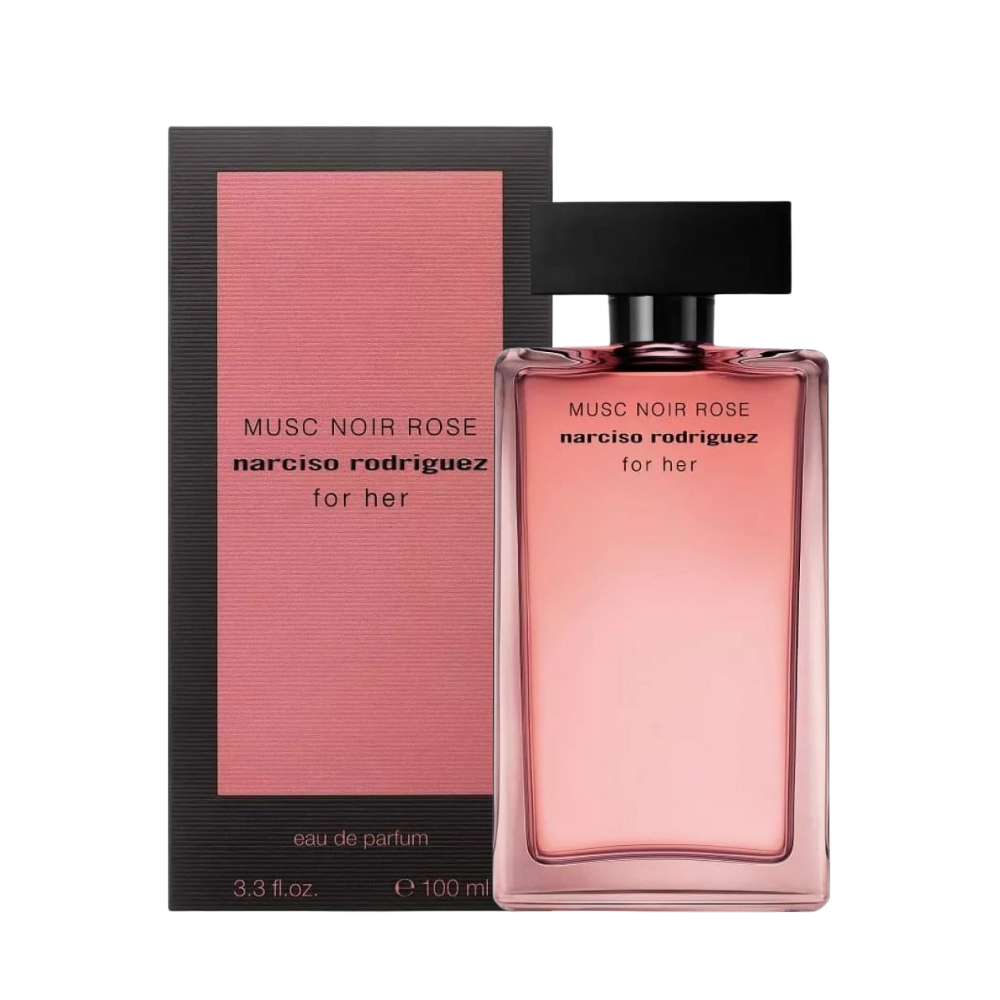 Narciso Rodriguez Musc Noir Rose For Her Eau de Parfum 100ml full bottle available at The Perfume Savor