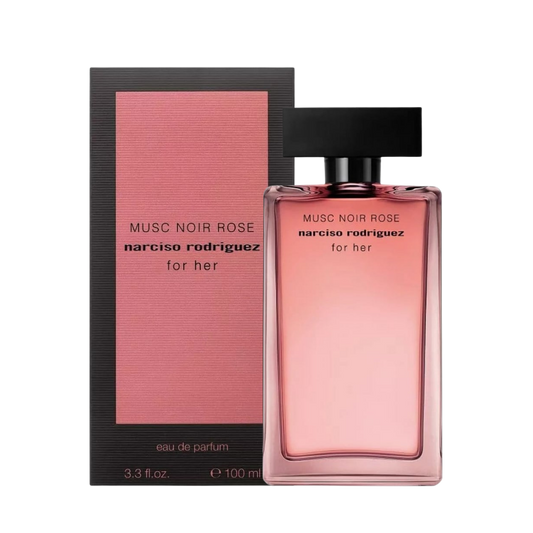 Narciso Rodriguez Musc Noir Rose For Her Eau de Parfum 100ml full bottle available at The Perfume Savor