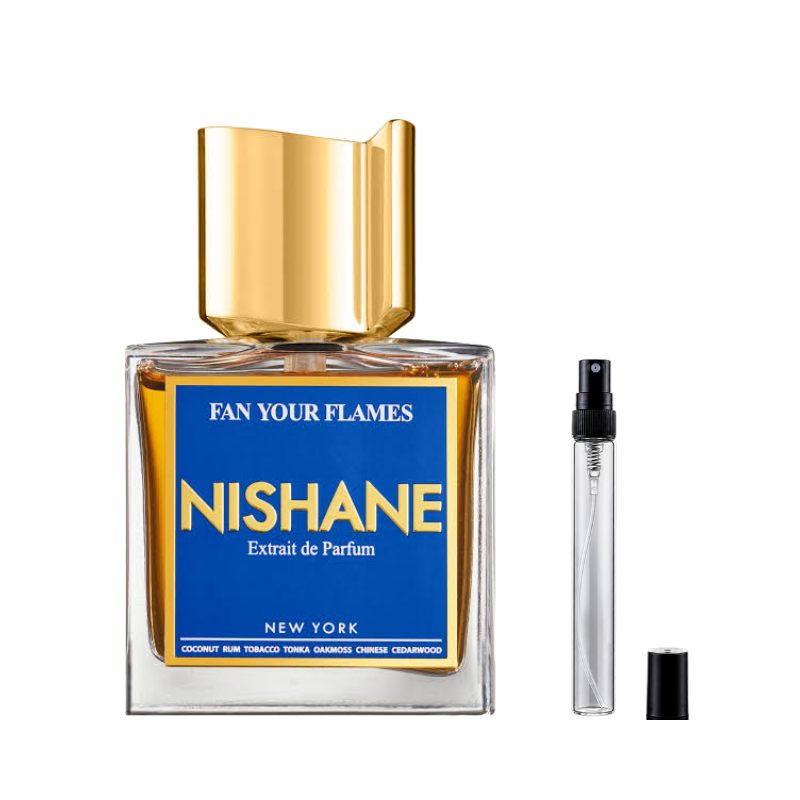 Nishane Fan Your Flames Extrait de Parfum decants available at The Perfume Savor