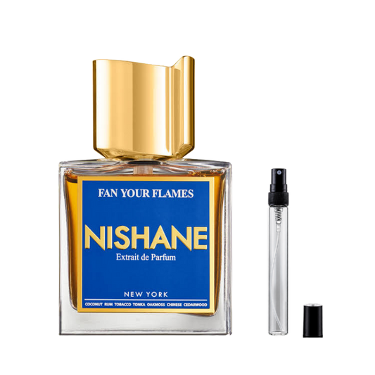 Nishane Fan Your Flames Extrait de Parfum decants available at The Perfume Savor