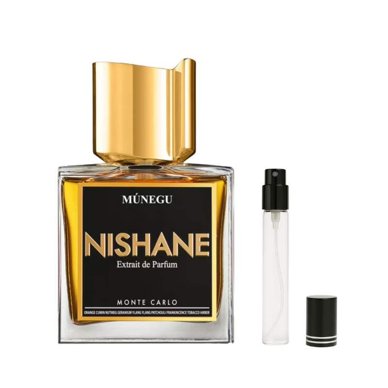 Nishane Munegu Extrait de Parfum Decants available at The Perfume Savor
