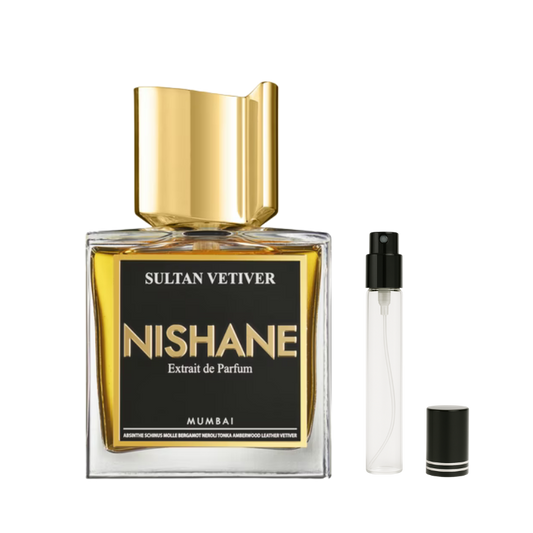 Nishane Sultan Vetiver Decants available at The Perfume Savor