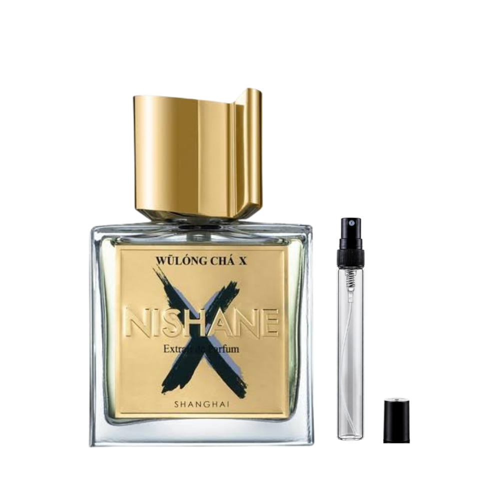 Nishane Wulong Cha X Extrait de Parfum decant bottles available at The Perfume Savor