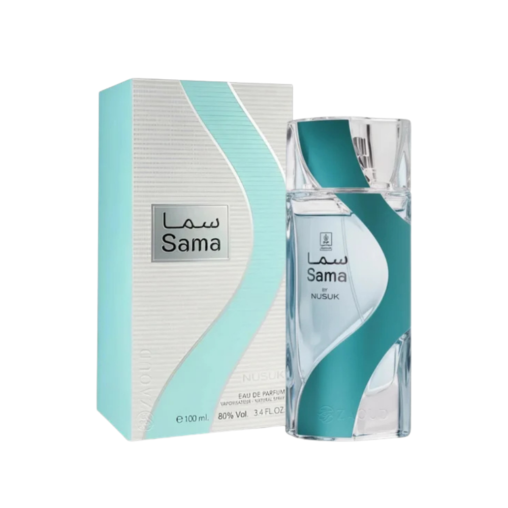 Nusuk Sama Eau de Parfum 100ml bottle available at The Perfume Savor