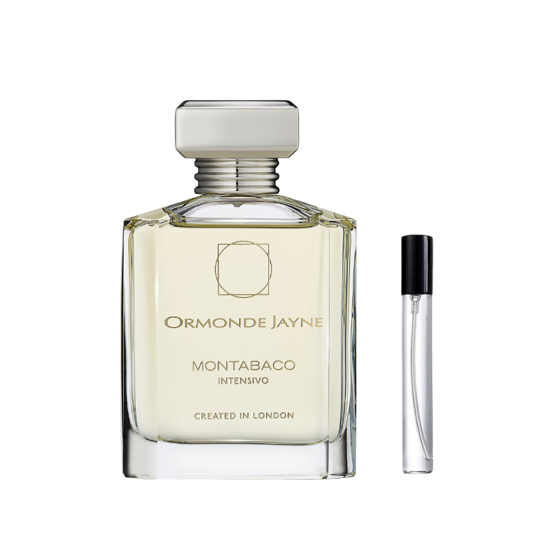 Ormonde Jayne Montabaco Intensivo Parfum decant sample bottle available at The Perfume Savor