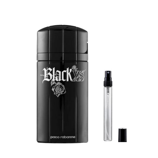 Paco Rabanne Black XS Eau de Toilette decant bottles available at The Perfume Savor