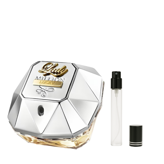 Paco Rabanne Lady Million Lucky Eau de Parfum Decants available at The Perfume Savor