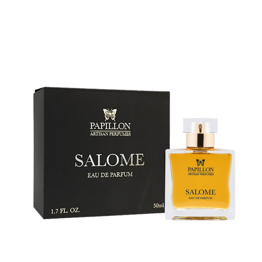 Papillon Artisan Perfumes Salome Eau de Parfum 50ml bottle available at The Perfume Savor