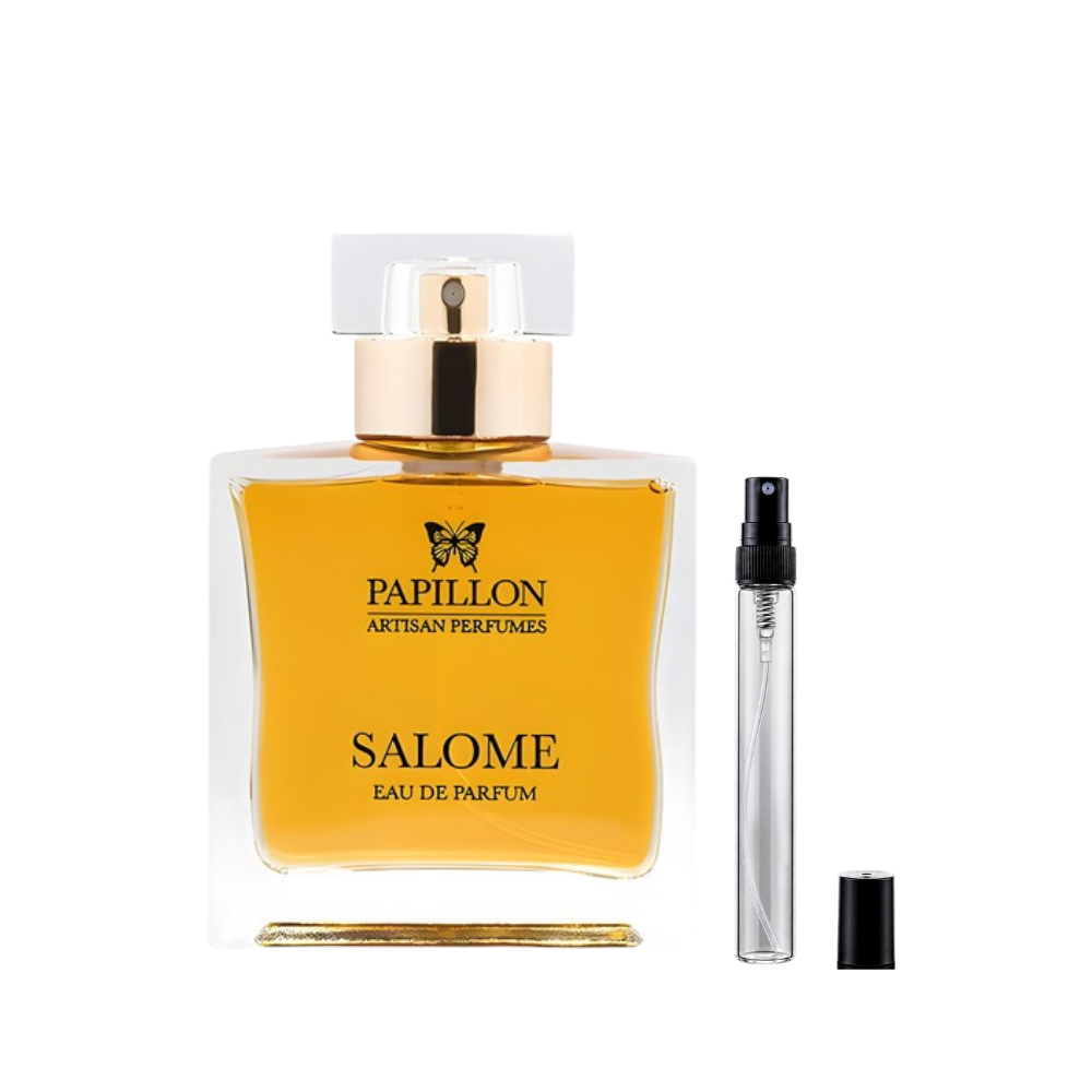 Papillon Artisan Perfumes Salome Eau de Parfum decant bottles available at The Perfume Savor