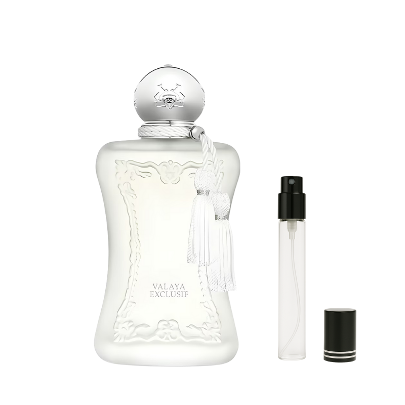 Parfums de Marly Valaya Exclusif EDP decant sample bottle available at The Perfume Savor